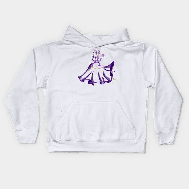 Esmeralda Kids Hoodie by Art_byKay